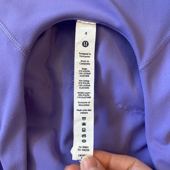 Lululemon Align High-Neck Tank Top Lavender 4 - Picture 5 of 6